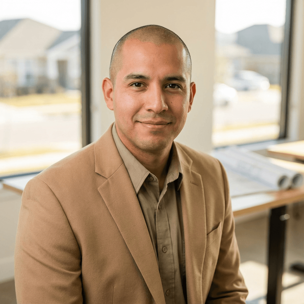 Chris Alvarez outside his home in Lindbergh